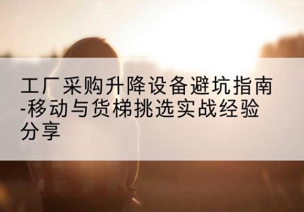 麻城移动式升降机怎么选-工厂采购升降设备避坑指南-移动与货梯挑选实战经验分享